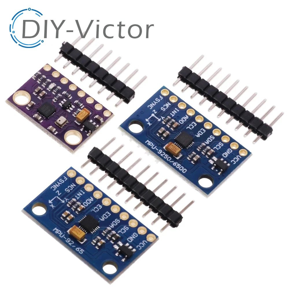 Original SPI/IIC GY-9250 BMP280 GY-91 MPU6500 MPU9250 6-Axis 9-Axis 10DOF Attitude Gyro+Accelerator+Magnetometer Sensor Module