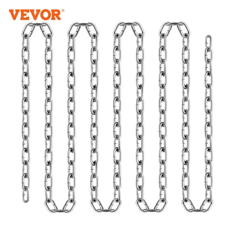 VEVOR Zinc Plated Grade Chain 3/16