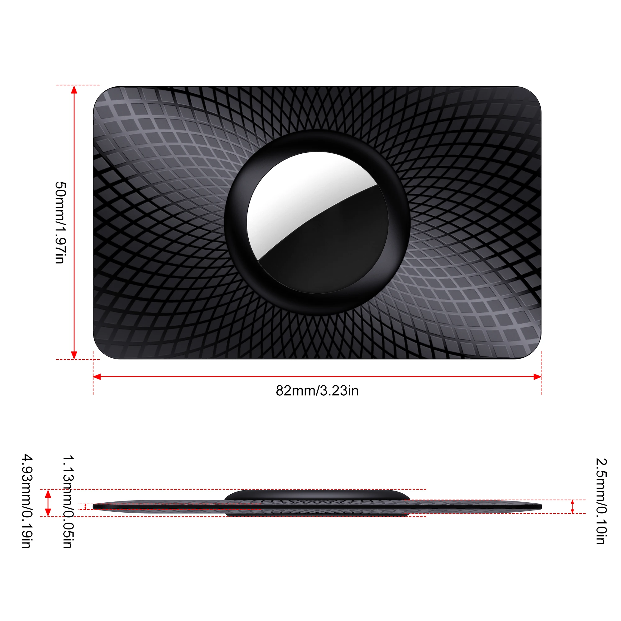 2Pack For Apple Airtag Wallet Case Thin Card Size Case for Air tag Holder Purse Wallet GPS Tracker Airtag Holder Locator Holders