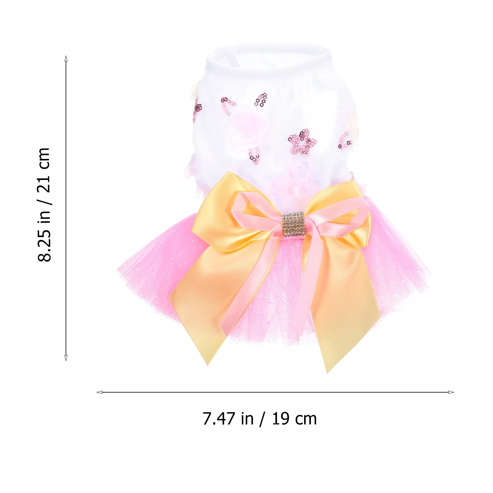 

Small Dog Dresses Summer Pet Clothes with Floral Dot Pattern Cute Princess Party Skirt for Festivals Photos