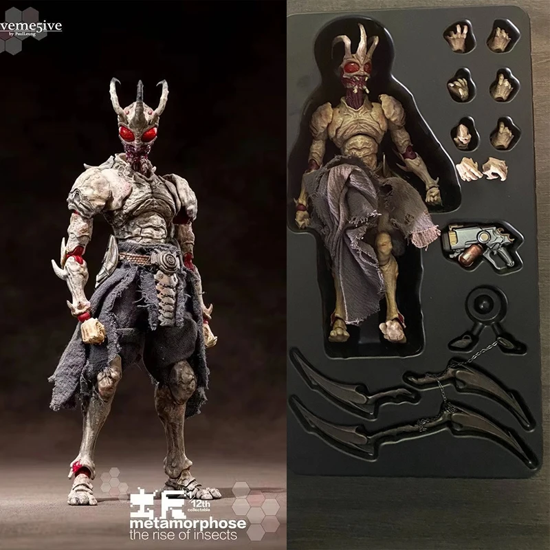 

In Stock Giveme5ive Airoki Movable Figure Collection Model Toys 1/12 ARTICULATED STATUE Metamorphosis The rise of the insects