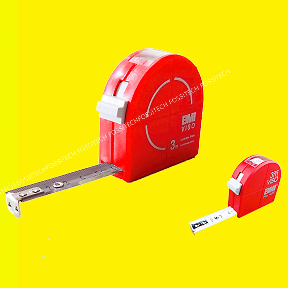 German 3m Metric Stainless Steel Tape Measure 405 Multifunctional Window Reading Observation Tape Measure Drawing Round Tool