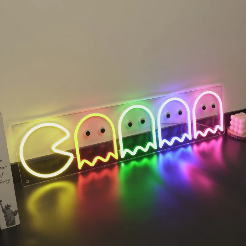 Imagem -03 - Gaming Neon Led Sign Wall Decor Internet Night Lights Decoração do Quarto Sala de Jogos Festa Bar Clube Gamer Meninos