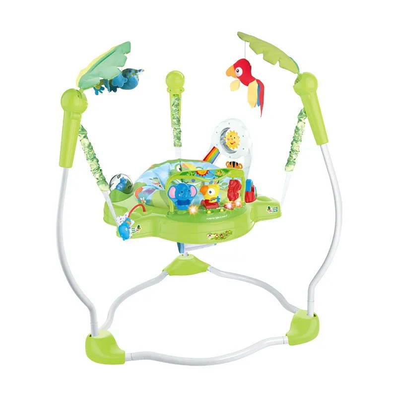 Multi-Function Electric Swing for Children Baby Jumping Walker Cradle Rainforest Baby Swing Rocking Chair Activity Center