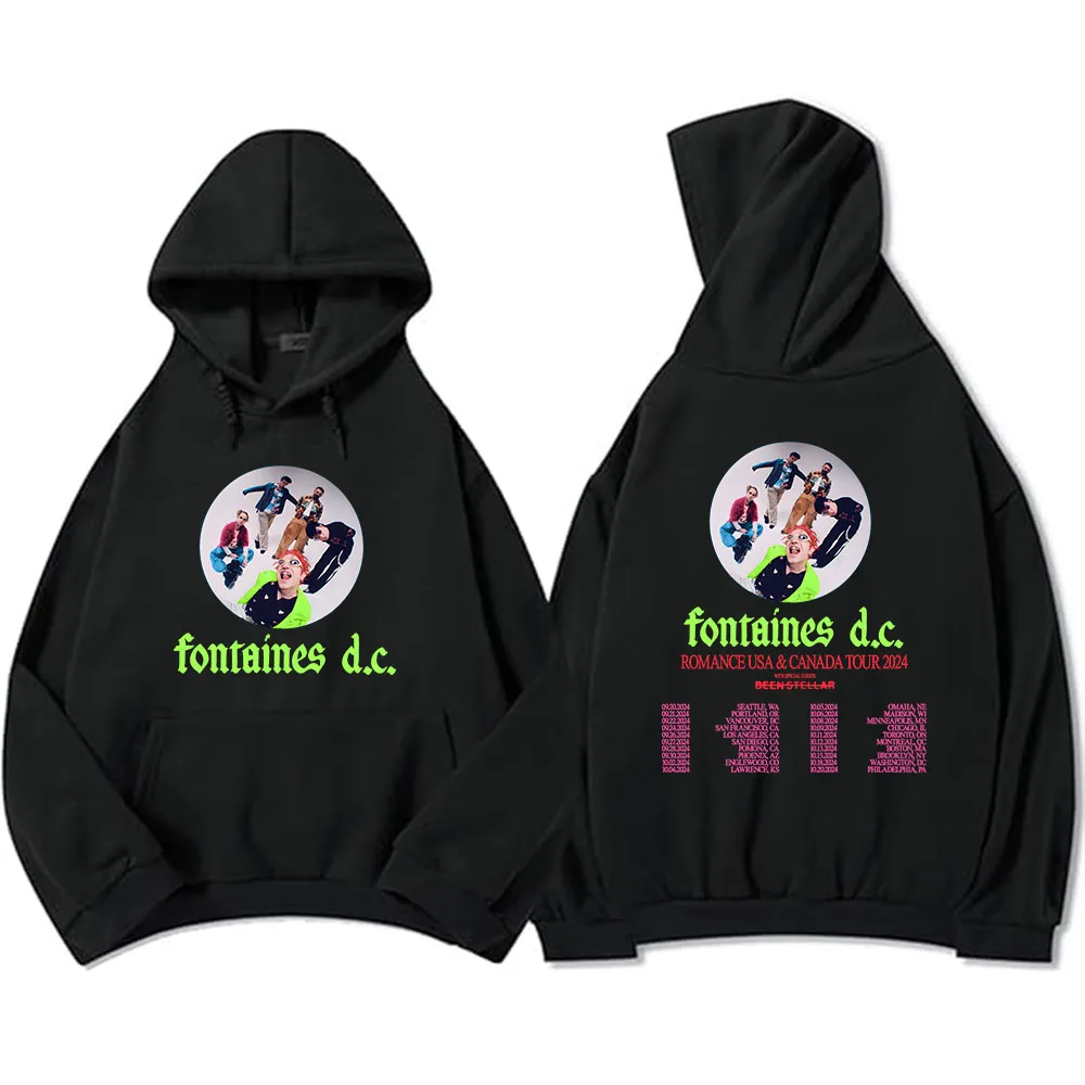 

Streetwear Hip Hop Fontaines D.C.Romance Hoodies Long Sleeve Winter Men/Women Sweatshirts Sudaderas Hombre Graphic Print Hoodie