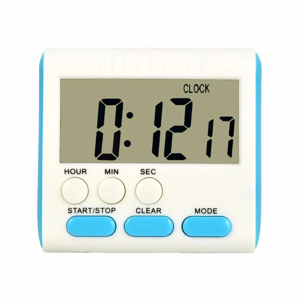 Digital Timer LCD Kitchen Cook Count Down Up 24 Hours Clock Alarm Magnetic Tool