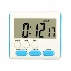 Digital Timer LCD Kitchen Cook Count Down Up 24 Hours Clock Alarm Magnetic Tool