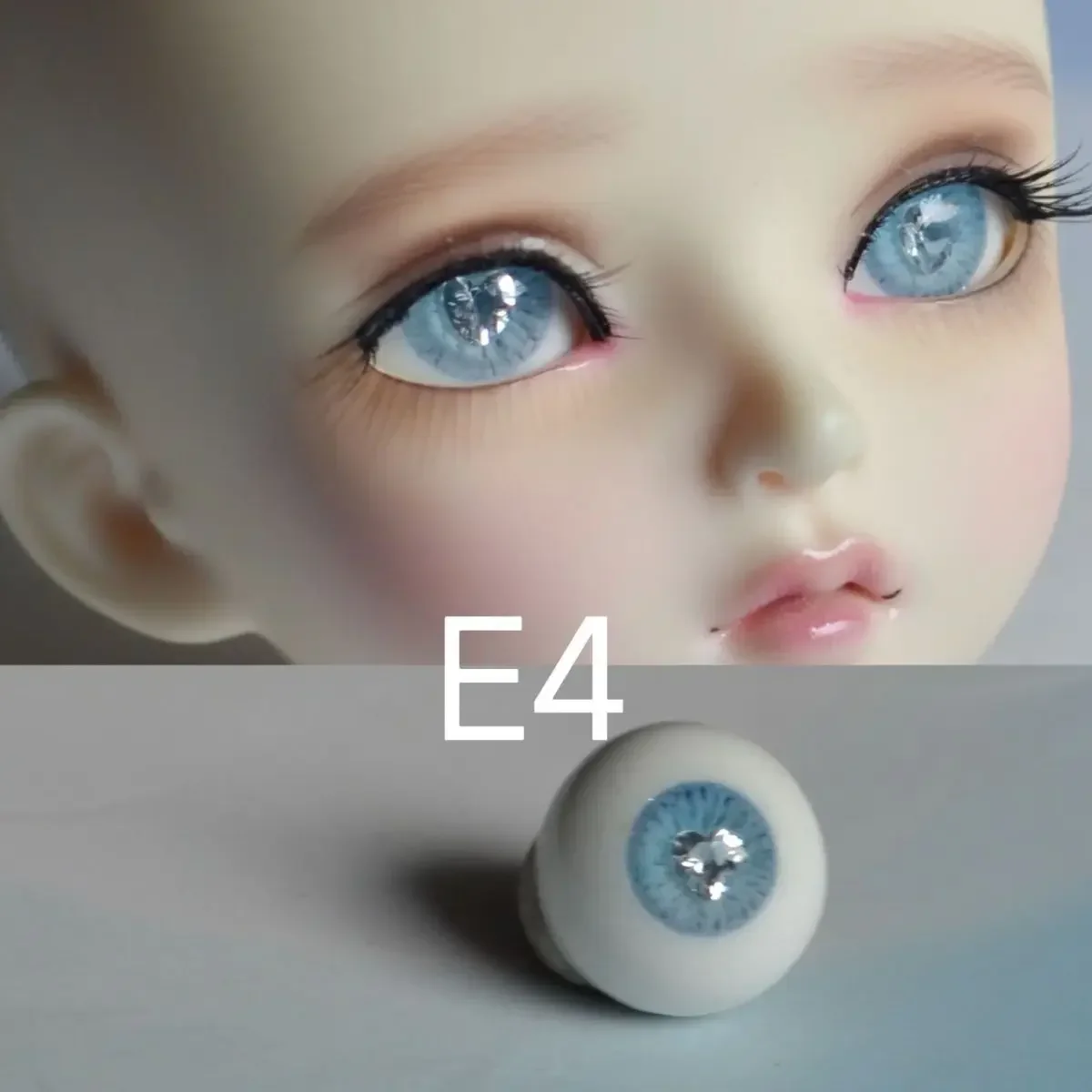 New 12/14/16/18mm Doll\'s Eyes for 1/3 1/4 1/6 Bjd Doll Plaster Hemisphere Eyeball Girl Toys Dress Up Doll Accessories,no Doll