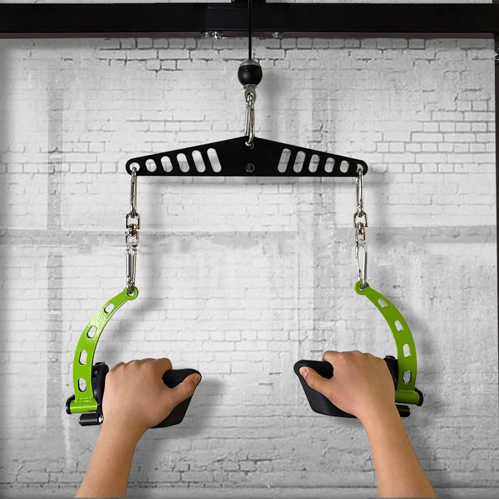

Cable Machine Attachment Pulley System Adaptor Plate Space Saving Multi-hole Pulldown Machine Connector For Home Gym Training