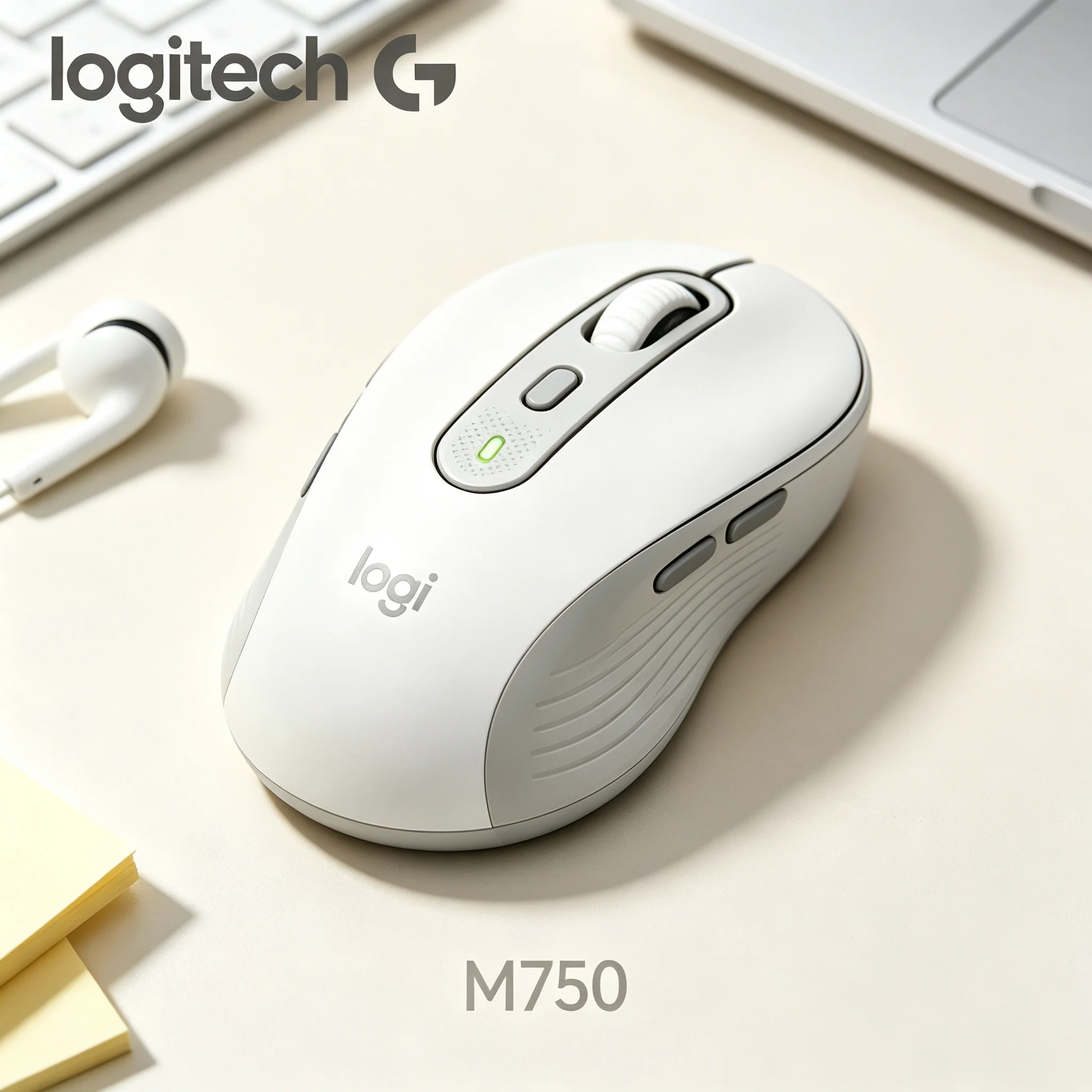 Logitech M750 Bluetooth Mouse Stable Anti‑interference Connection Silent Mice For Office Laptop Casual Gaming