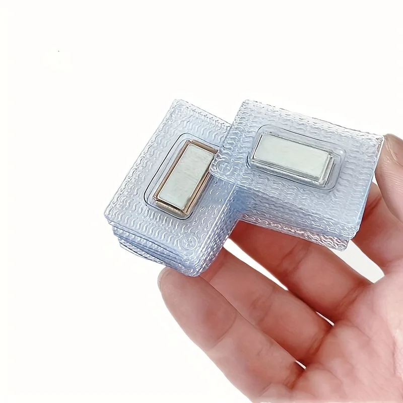 Starke Magnetverschlüsse Set - 6 Paare, Wasserdichte PVC-Verdeckte Verschlüsse für Lederwaren, Gepäck & Kleidungszubehör