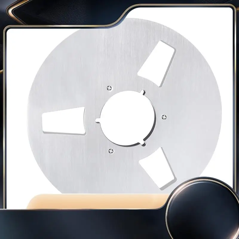 

3 Hole 10.5Inch Open Reel Audio Tape Empty Nab Hub Reel-To-Reel Recorders With Disk New Aluminum Accessories-N34R