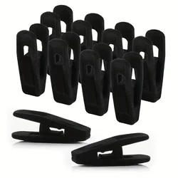 10pcs Velvet Hanger Clips, Clothes Pins, Strong Finger Clips Perfect For Thin Velvet Hangers, Closet Accessories