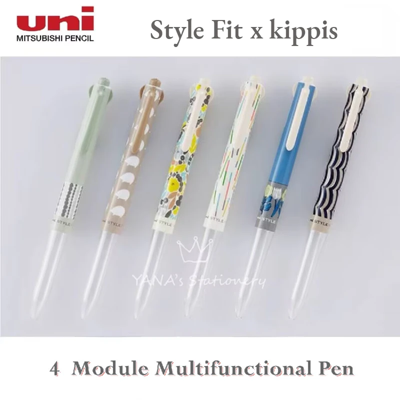 1PCs UNI Stylefit X kippis Special Edition Multifunctional Pen 4 Color Module Pressing Pen Rod Mm Gel Pen Japanese Stationery