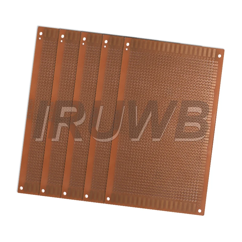 5pcs 9*15cm Yellow Single Sided PCB Printed Circuit Board for Arduino 9x15cm Universal PCB Board