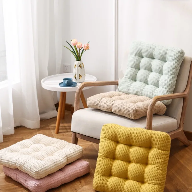 

Round/Square Pure Cotton Chair Cushion, Thickened Tatami Mat, Futon Floor Cushion, Bay Window Cushion, Lazy Ground Cushion