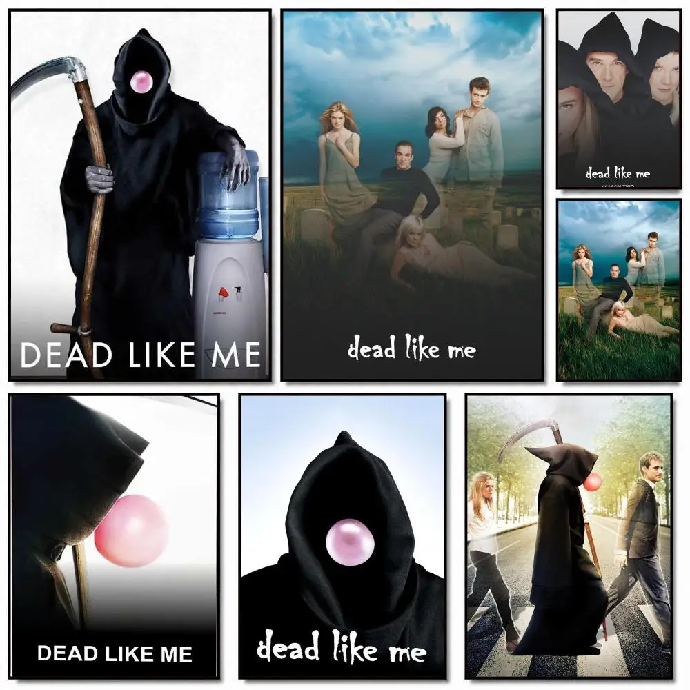 tv series D-Dead Like Me-E Poster Removable Wall Sticker for Home Cafe Bar Office Interior Decor