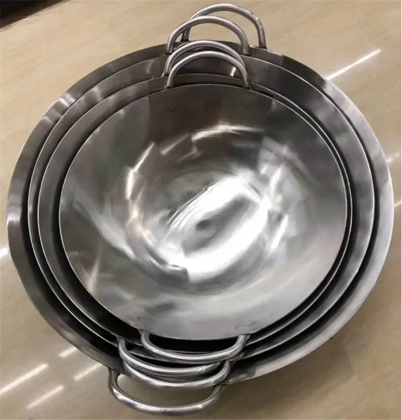 304 stainless steel wok 50 60 - огляд і ціна Camping Cooking Without Gas