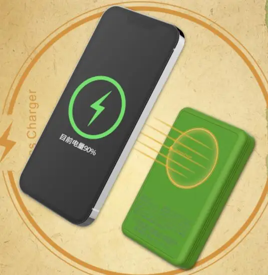 Wholesale 5000mAh Wireless Magnetic type Power bank Two-in-one Games Emergency charger External Battery Pack