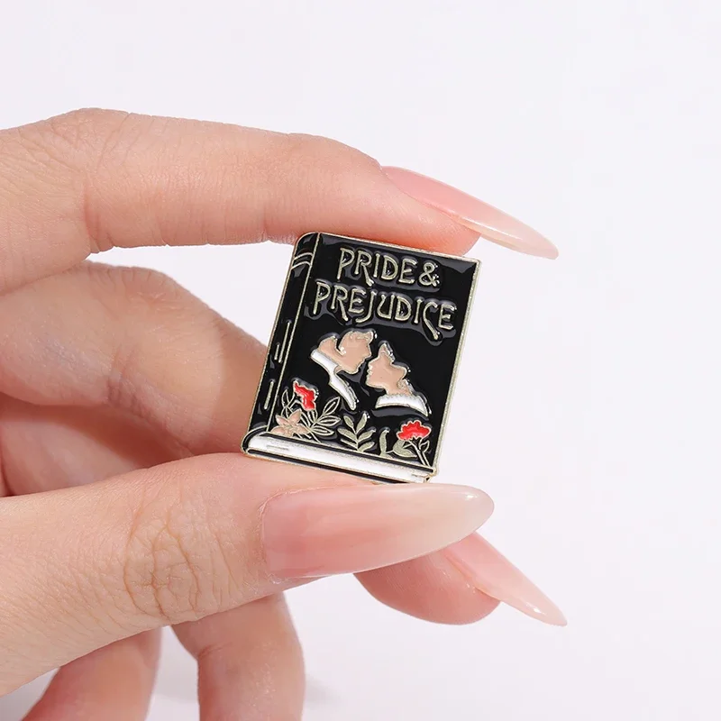 Pride & Prejudice Enamel Pins Romantic Love Story Film Plot Book Brooches Lapel Badge Creative Personlity Pin Wholesale Gift