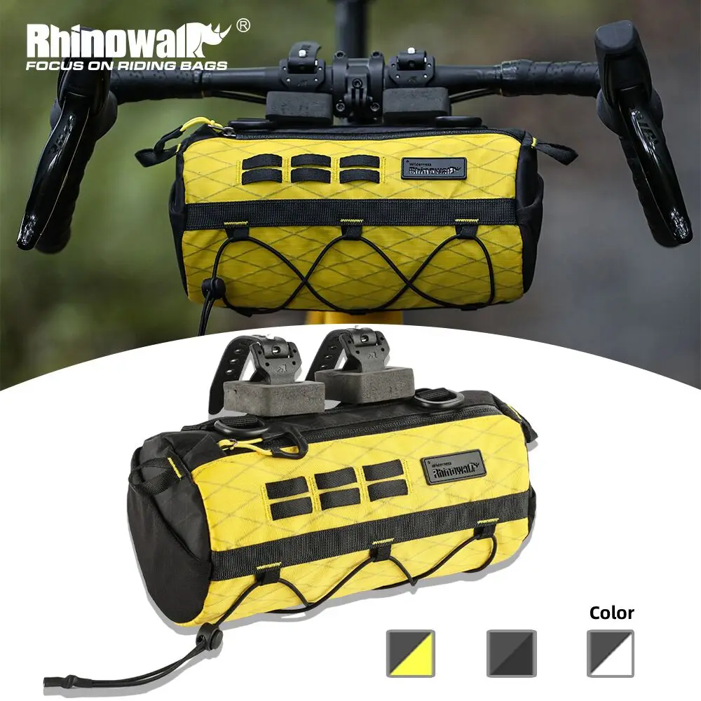 

Rhinowalk Велосипедная сумка на руль Велосипедная передняя сумка-труба Стабильная велосипедная сумка для хранения телефона с эластичной лентой Лето