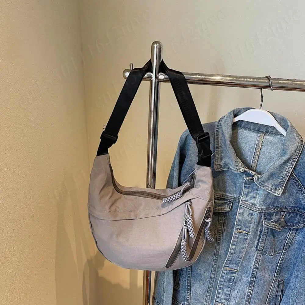 

Casual Dumpling Bag Trendy Crossbody Bags Large Capacity Sling Shoulder Bag Women Tote Bag Hobo Handbag Outdoor Travel Crescent