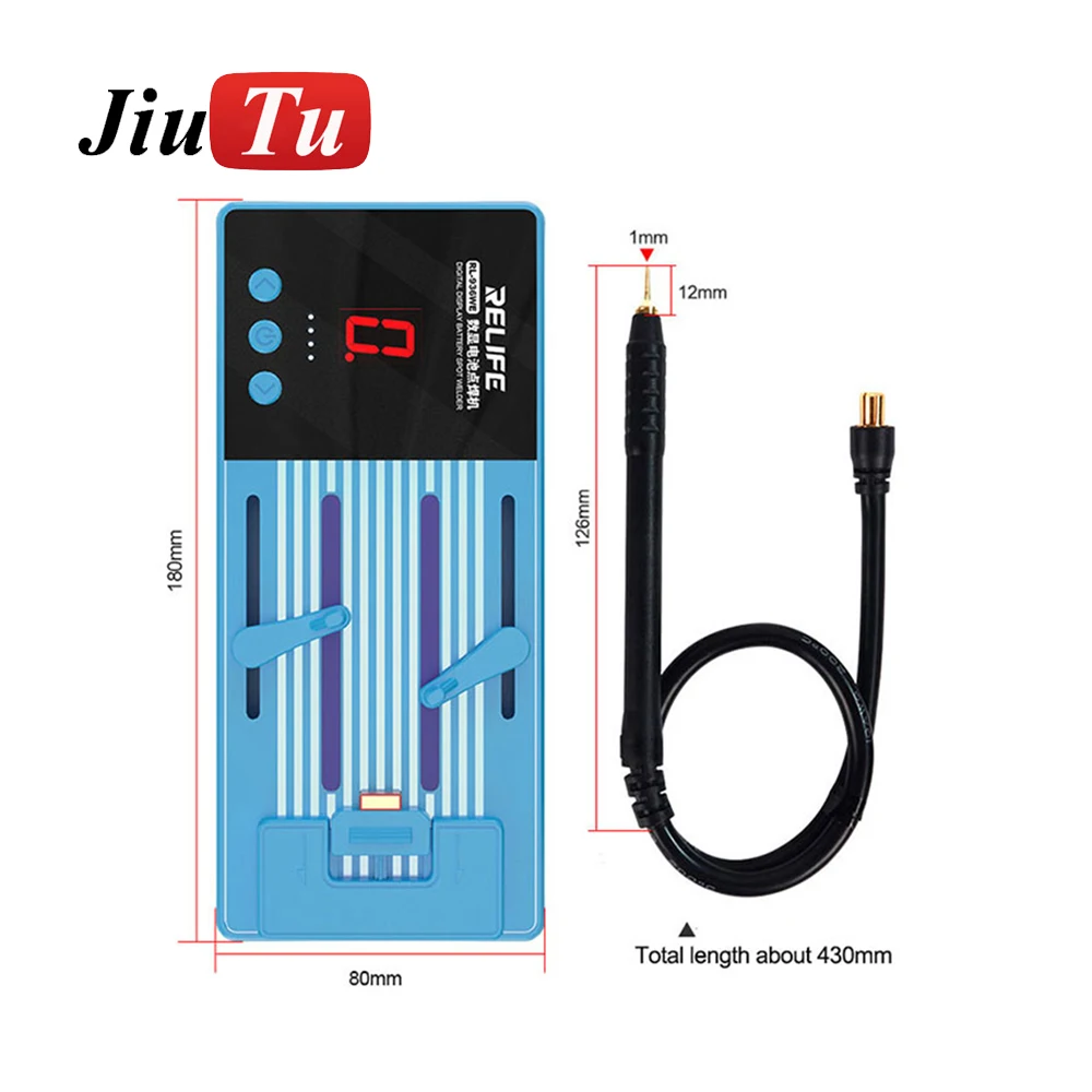 Digital Display Battery Spot Welding Machine 6-speed Welding Mode Type-C Charging For mobile phone and computer repair