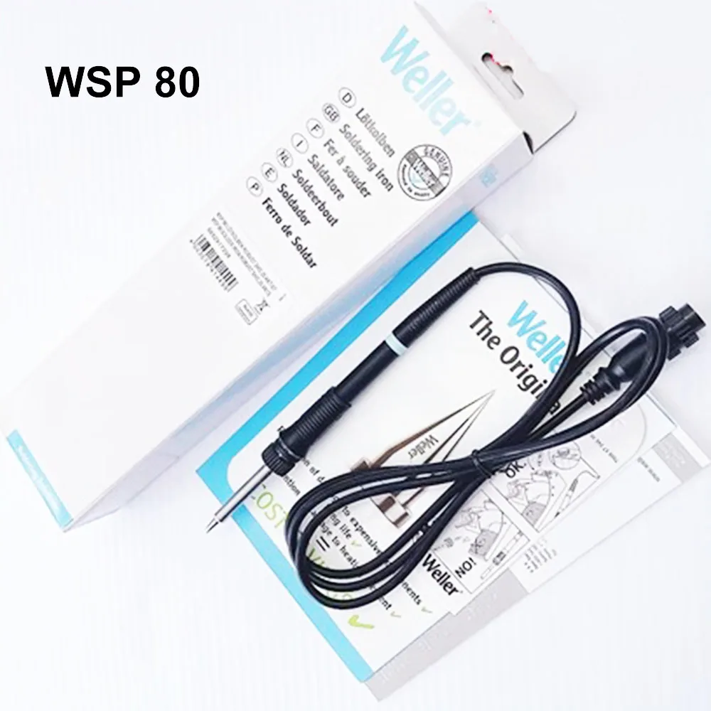 Паяльная ручка WSP80 80 Вт 24 В с наконечником для паяльной станции WELLER WSD81/81i/1014 WT1014, бессвинцовая