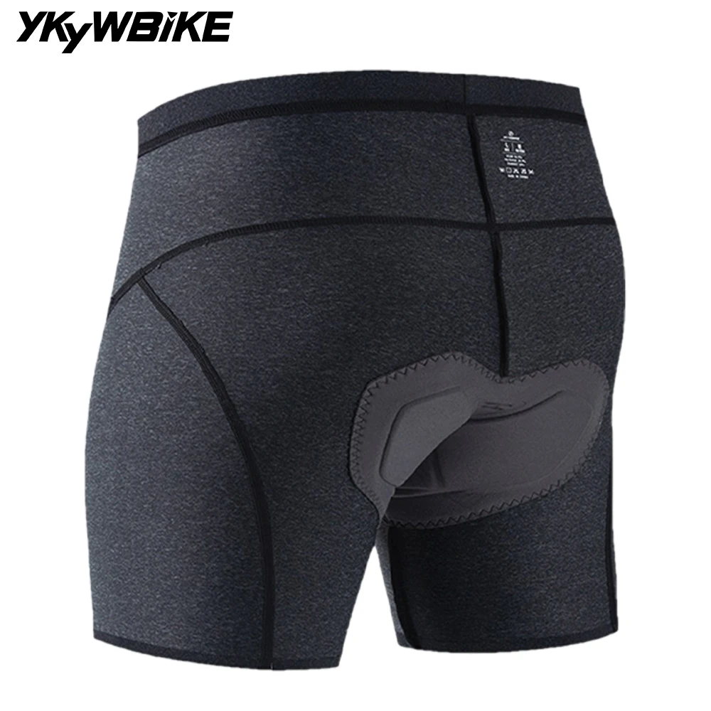 YKYWBIKE Men Cycling Underwear Bicycle Shorts Road Bike Pants Cycling Underpant MTB Liner Shorts With 5D Padded Shorts