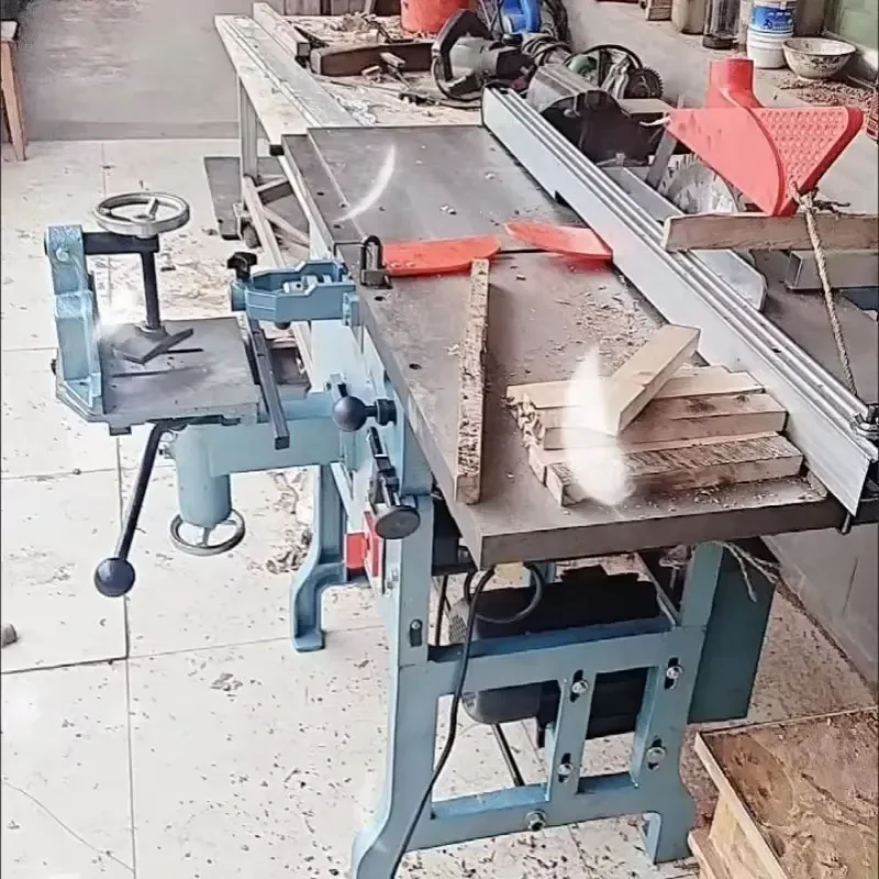 ML393A 4 in 1 Combined Woodworking Machine with Planer Thicknesser Circular Saw Mortising Function for Furniture Workshop