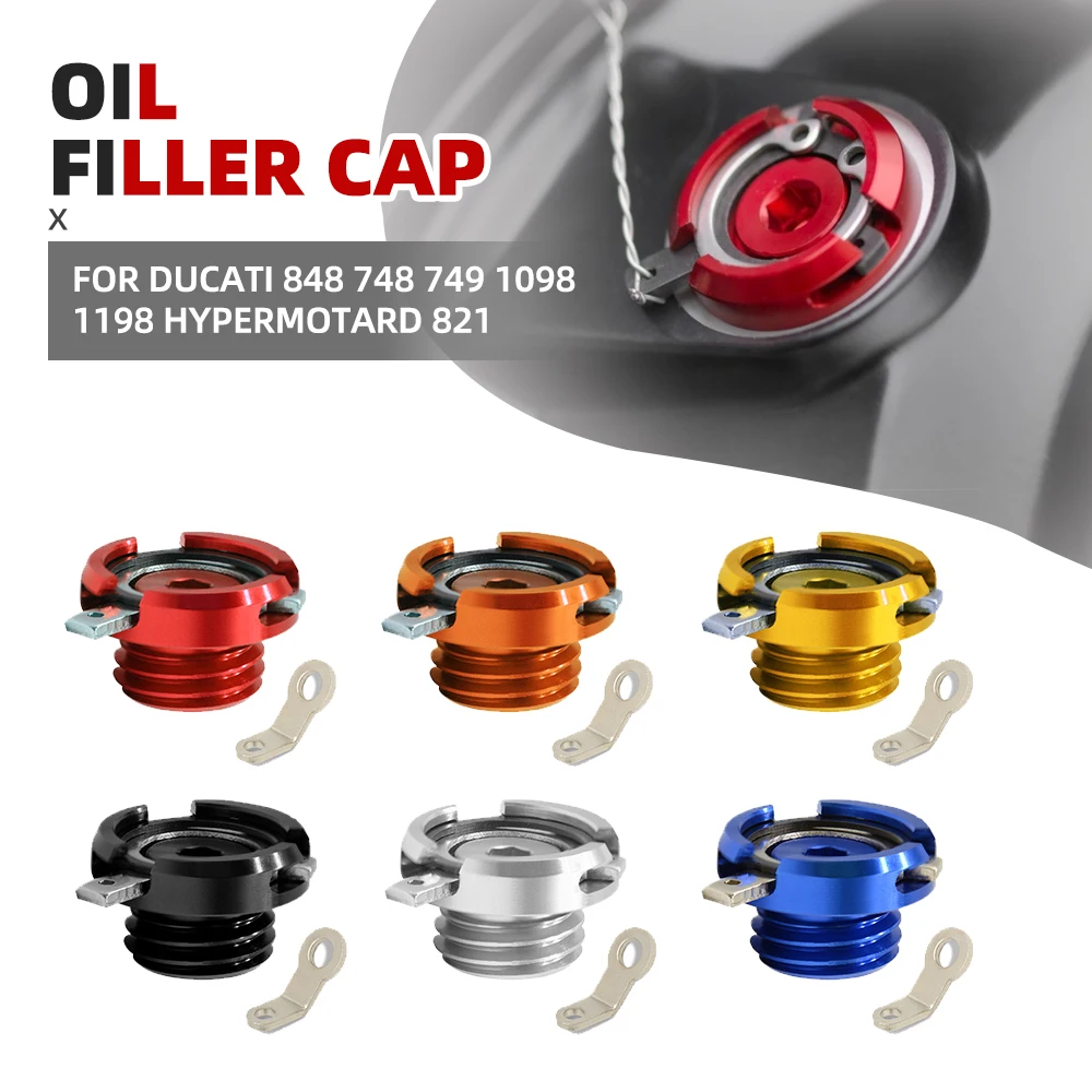 

M20*2.5 Engine Oil Filler Cap FOR DUCATI MULTISTRADA 1200 1000 1100 S PANIGALE 1199 899 1299/ V4 STREETFIGHTER 848 1098S