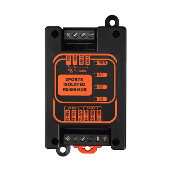 ราคาดีเกรดอุตสาหกรรม 2 พอร์ต Opto-isolated Serial RS485 Hub