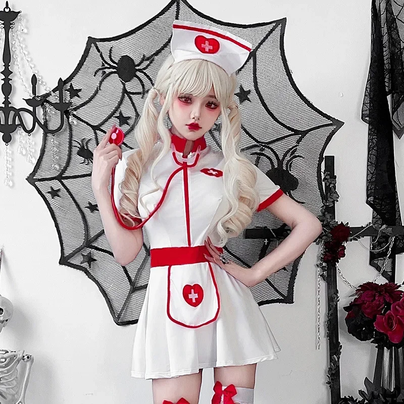 

Halloween Costume Nurse Uniform Sexy Stage Performance Costume Role Play Nurse Costume Doctor Costume