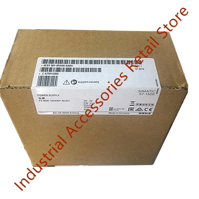 

New Original 6ES7507-0RA00-0AB0 6ES7507 0RA00 0AB0 6ES75070RA000AB0 One Year Warranty Warehouse Spot Fast Delivery