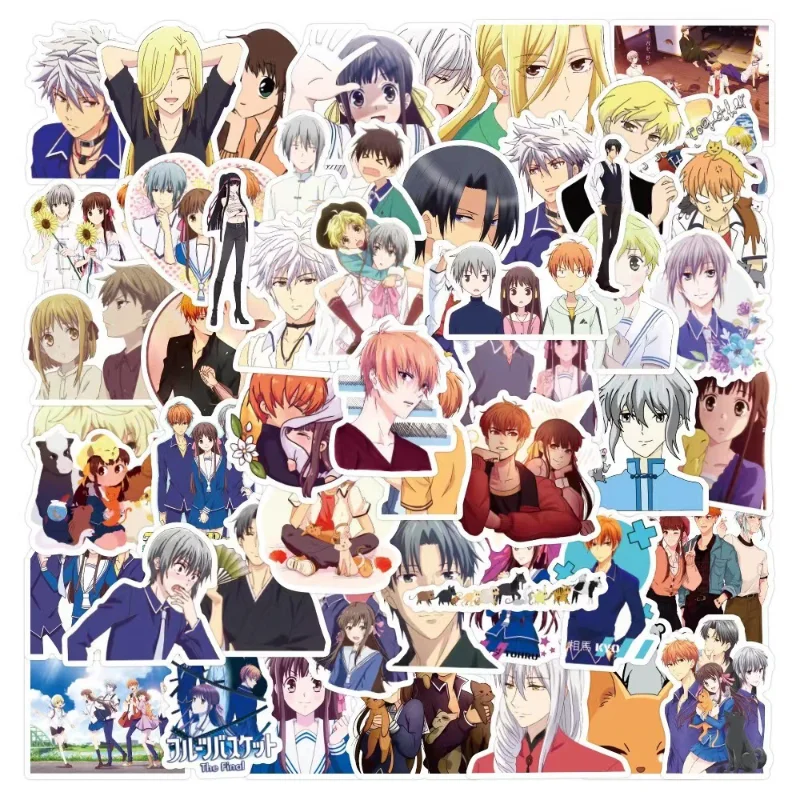 50/30/10PCS Honda Tooru Soma Yuki Popular Anime Peripheral Graffiti Stickers Computer Notebook Mobile Phone Cup Anime Stickers