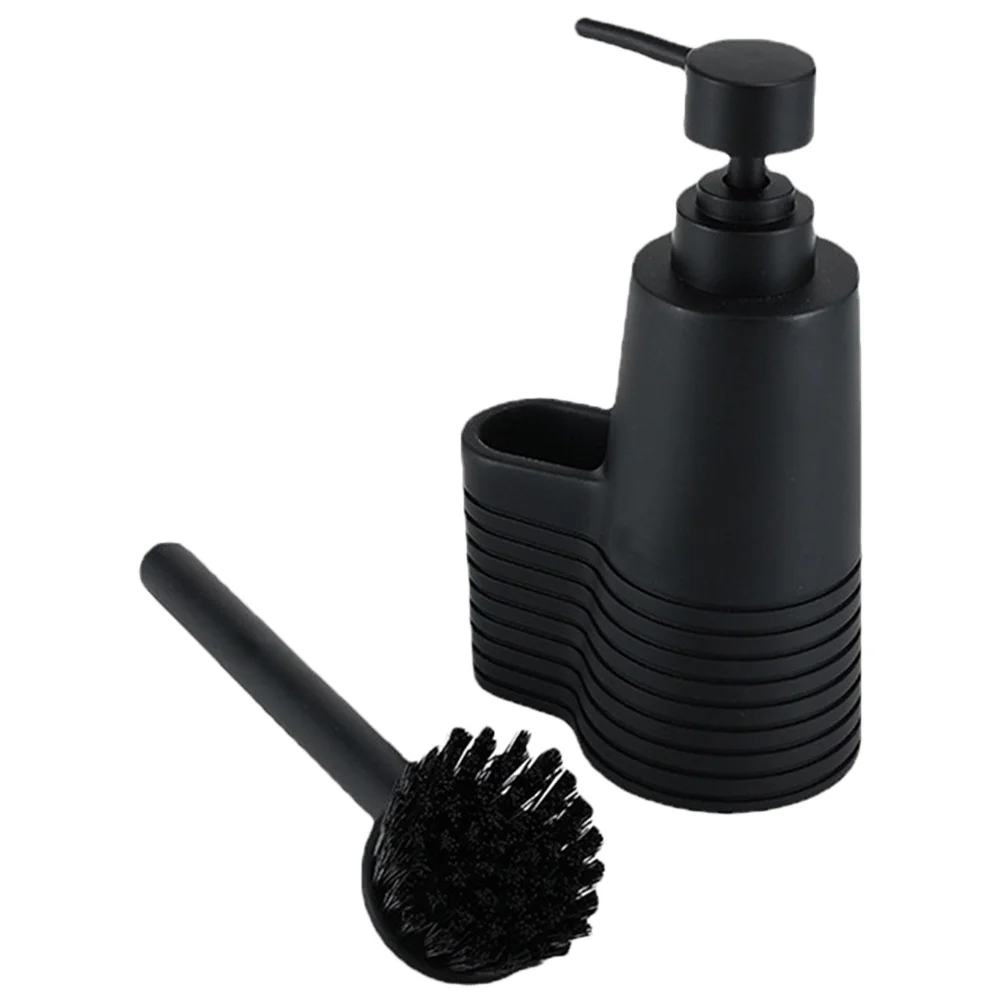 

1Set Soap Dispenser with Cleaning Brush Lotion Pump for Bathroom Kitchen Refillable Hand Wash Lotion Bottles