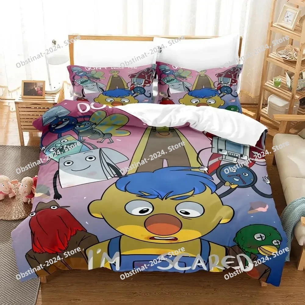 

3d Print Anime Don't Hug Me I'm Scared Bedding Set Single Twin Full Queen King Size Bed Set Adult Kid Bedroom Duvet cover Sets