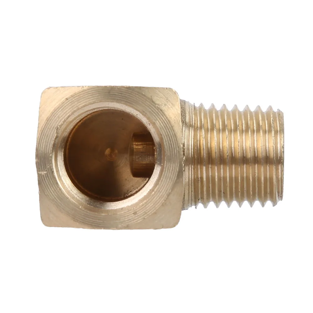 1/4 NPT 90度エルボパイプ継手 1/4 NPTパイプ継手 真鍮製 1/4インチ オス・メス NPT 90度エルボパイプ継手コネクター