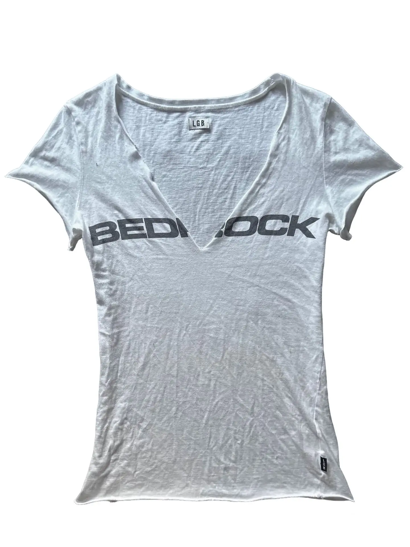 FANTASTION If6Was9 00SS Visual Arts: Deep V-neck design with varied printed patterns on short-sleeved T-shirts tops
