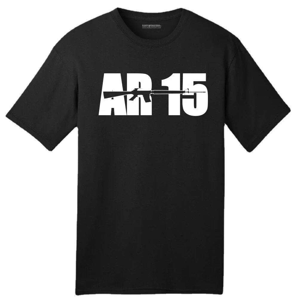 USA Made AR15 Gun Rights Hunting Tee American mens summer cotton o-neck T-Shirt Guns Second Amendment