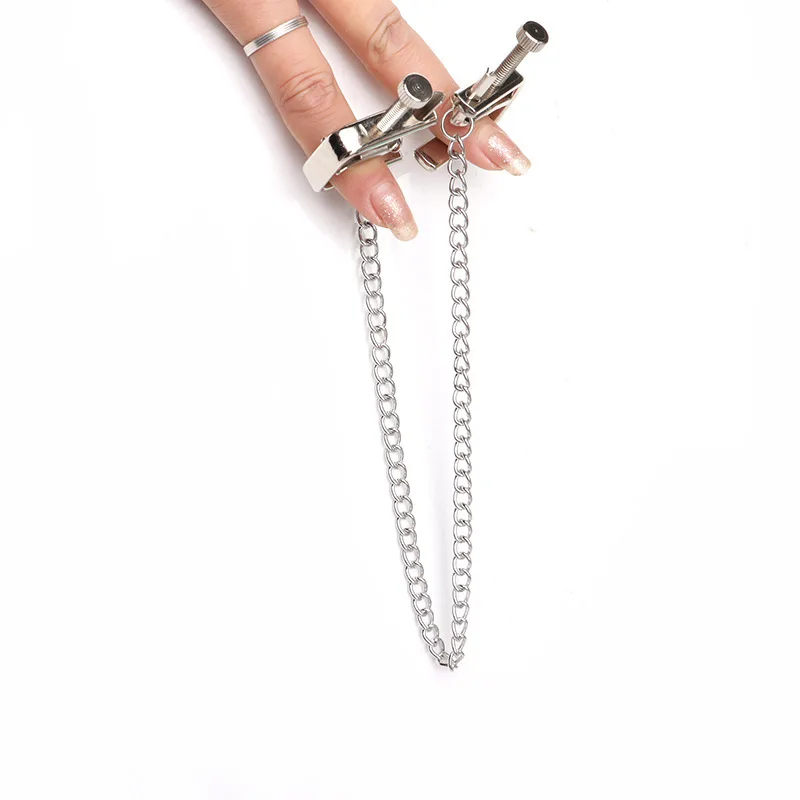 مشبك حلمة جنسي معدني مربع للرجال والنساء، مشبك الثدي، مشبك مهبلي، منتج للبالغين #6