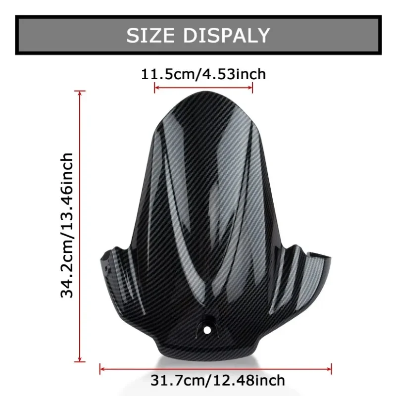 DWOE Motorcycle Accessories Rear Fender Mudguard Tire Hugger For Suzuki GSXR1000 K9 2009 2010 2011 Motobike modification