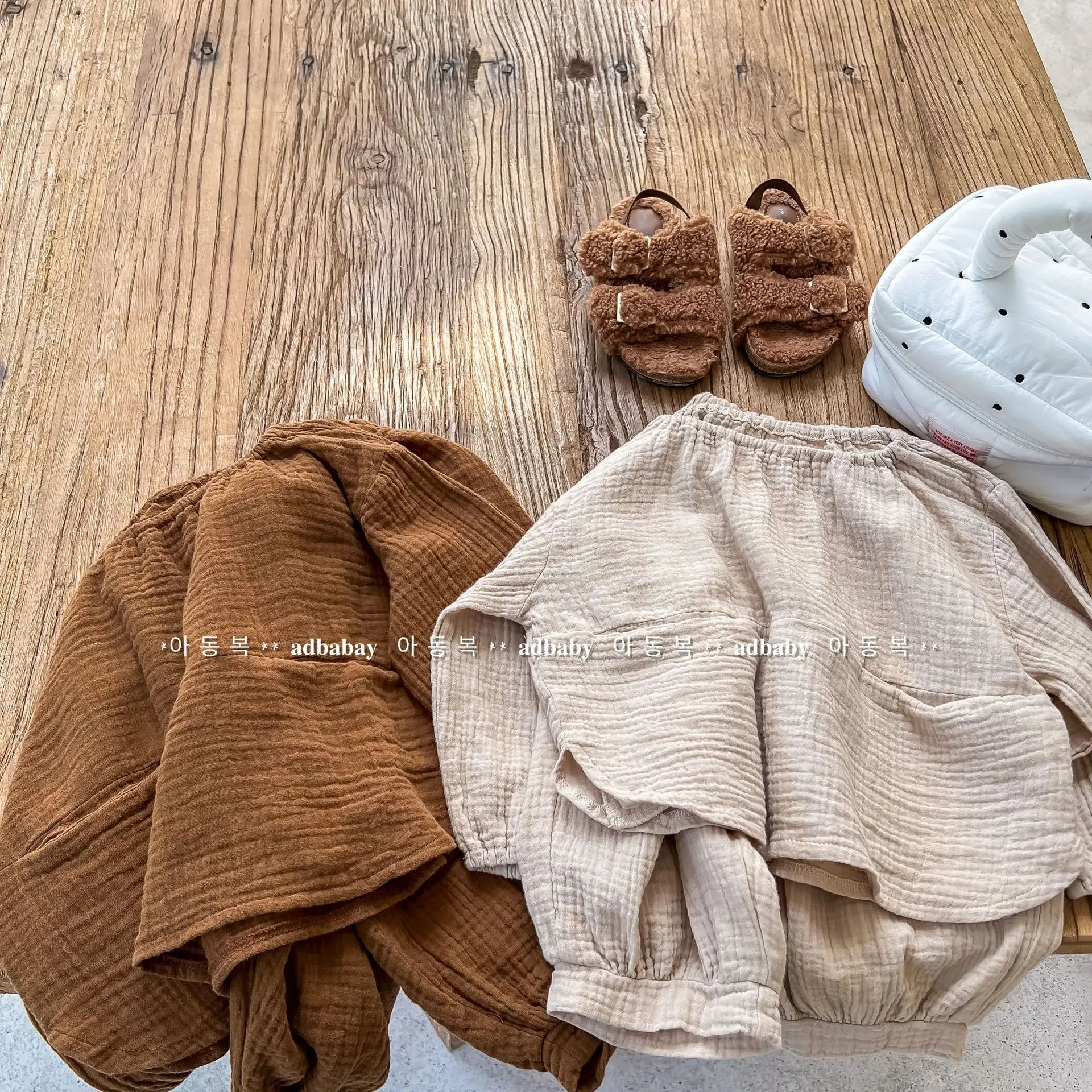 الغزلان جونمي 2025 الخريف طفل الفتيات منامة مجموعات قمصان السراويل 2 قطعة الكورية نمط بلون الصغار الاطفال لينة ملابس خاصة وتتسابق #3