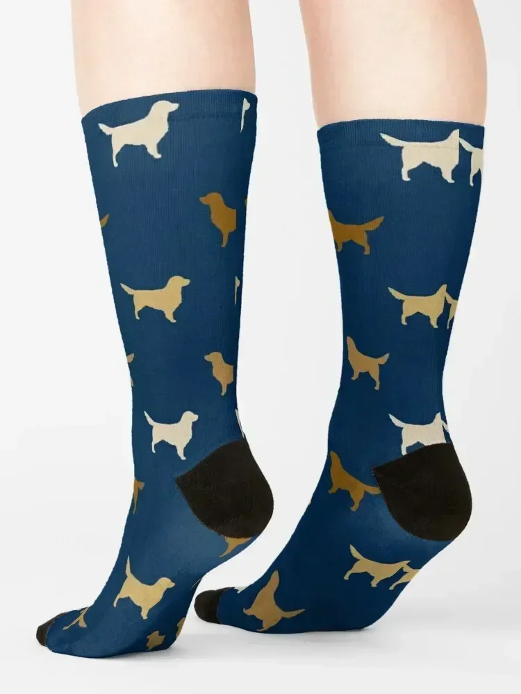 Golden Retriever Silhouette(s) Socks shoes Toe sports hockey Sports Boy Child Socks Women's