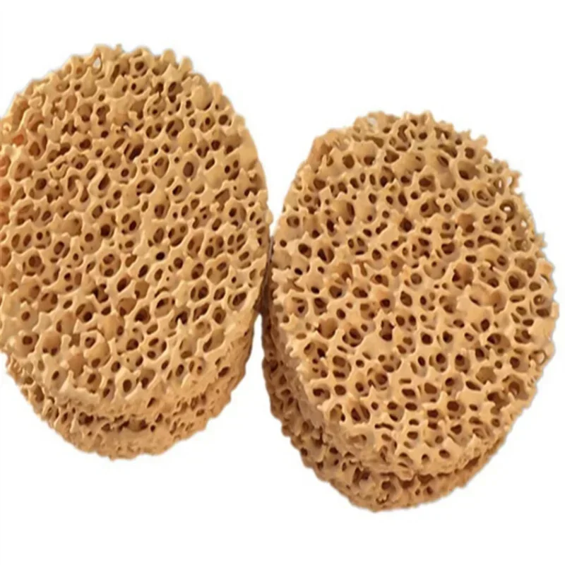 Zirconia Ceramic Filter Screen High-Quality ZrO2 Material 40MM Diameter Foam for High-Temperature Applications