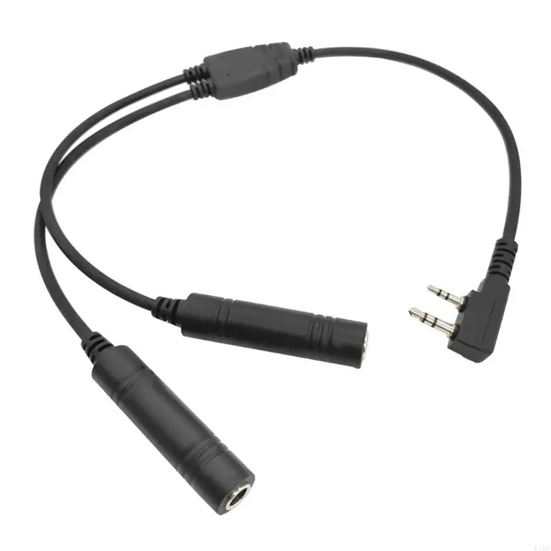 طيار كابل محول تحويل سماعة الرأس لاتصالات الطيران K1KF