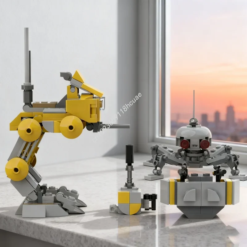 215pcs MOC RT Walker Alternate Build Star Corps Battle Model Building Toy Blocks Construction Christmas Gifts Brick