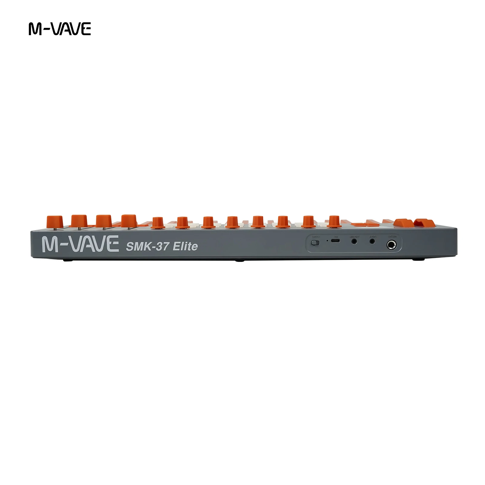وحدة تحكم بلوحة مفاتيح MIDI اللاسلكية M-VAVE SMK-37 Elite مُركب مدمج 37 مفتاحًا، 16 لوحة طبلة، 8 أجهزة تشفير، متوافقة مع DAW وiOS #4