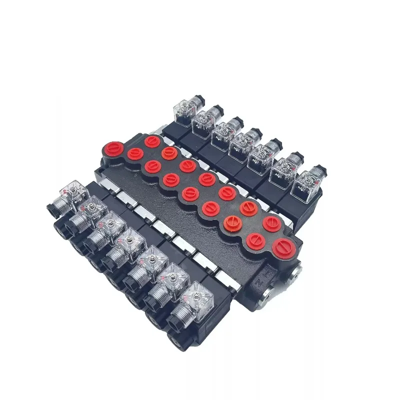 1pcs Hydraulic Spool Valve Solenoid Manual Z50 12V Direction Control Valves for Agricultural Machinery