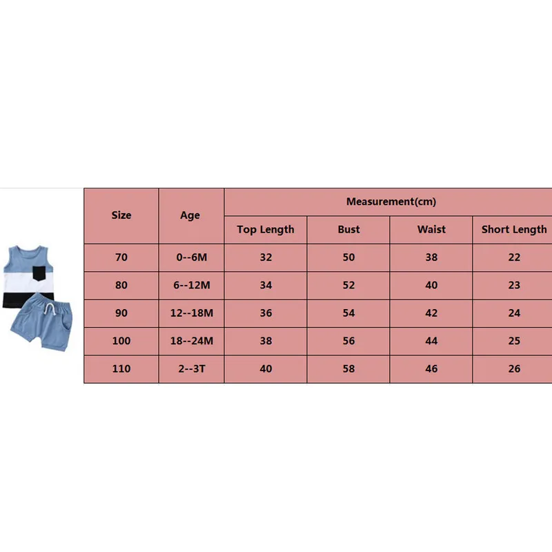 Newborn Baby Boys Short Sets Summer Clothes 2023 Outfit Sleeveless Contrast Color Tank Tops Solid Color Shorts Baby Items Things